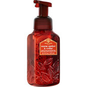 Bath & Body Works G&C Autumn Leaf Tooled Foaming Soap Warm Amber & Cedar 8.75 oz.
