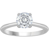 From the Heart 14K White Gold 1/2 ct. Lab Grown Round Diamond Solitaire Ring Size 9