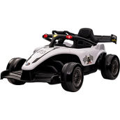 Blazin' Wheels White 12V Battery Operated Formula 1 Ride On with Remote Control