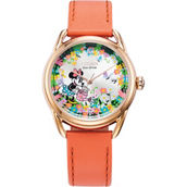 Citizen Women's Eco Drive Minnie Mouse Leather Strap 36mm Watch FE6087-04W