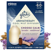 Glade Aromatherapy Choose Calm Lavender & Sandalwood Diffuser Kit