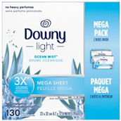 Downy Sheet Light Ocean Mist Fabric Softener 130 ct.