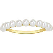 Sofia B. 14K Yellow Gold 3-3.5mm Cultured Freshwater Pearl Single Row Ring