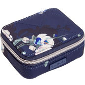 Vera Bradley Blooms and Branches Navy Travel Pill Case