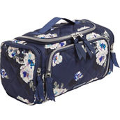 Vera Bradley Blooms and Branches Navy Large Travel Cosmetic Bag