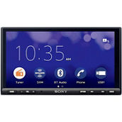 Sony 6.95 in. High Power Apple CarPlay/Android Auto Media Receiver with Weblink