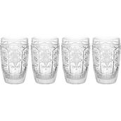 Fitz and Floyd Trestle 12 oz. Highball Clear Set of 4