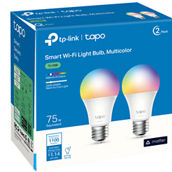 TP-Link Tapo Smart Wi-Fi Color Bulb with Matter Integration 2 pk.