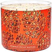 Bath & Body Works Fall To Table 3-Wick Candle, Pumpkin Pecan Waffles