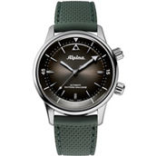 Alpina Men’s Automatic Green Rubber Strap Watch AL-520GR4H6