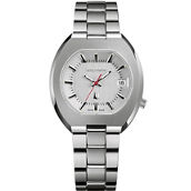 Accutron Men's/Women's Automatic Silvertone Stainless Steel Bracelet Watch