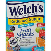 Welch's Reduced Sugar Fruit Snacks Mixed Fruit 8 ct.