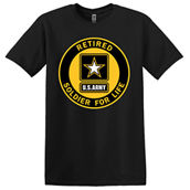 Eagle Crest Retired U.S. Army Soldier For Life Tee
