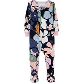 Carter's Baby Girls One Piece Floral 100% Snug Fit Cotton Footie Pajamas