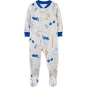 Carter's Baby Boys 1PC Woodlands Loose Fit Footie Pajamas