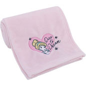 Disney Princess Dare to Dream Pink Heart Cinderella Coral Fleece Baby Blanket