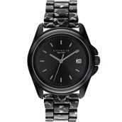 COACH Ladies Greyson Black Steel Watch 14504186