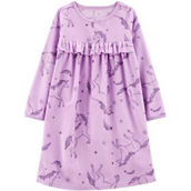 Carter's Little Girls Unicorn Fleece Nightgown