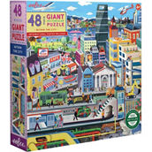 eeBoo Within the City 48 Piece Giant Floor Jigsaw Puzzle