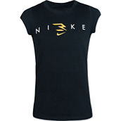 3Brand by Russell Wilson Girls Double Icon Tee