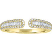 Luxle 14K Yellow Gold 1/3 CTW Diamond Open Band Ring
