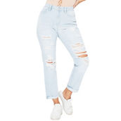 YMI Jeans Hybrid Dream High Rise Mom Fit Ankle Jeans