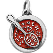 James Avery Sterling Silver and Enamel Alphabet Soup Charm