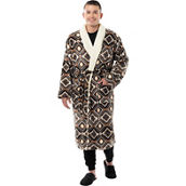 Wrangler Flannel Printed Sherpa Lined Robe