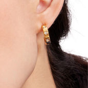 Kate Spade New York Set in Stone Huggie Earrings