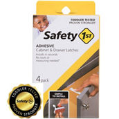 Safety 1st Adhesive Locks & Latches 4 pk.