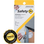 Safety 1st Adhesive Magnetic Locks 2 Locks, 1 Key