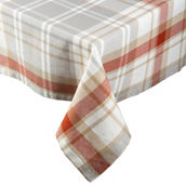 Design Imports Thanksgiving Cozy Picnic Plaid Tablecloth