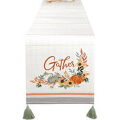 Design Imports 14 x 72 in. Gather Fall Squash Reversible Table Runner