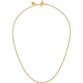 24K Pure Gold 24K Yellow Gold 1.3mm Solid Cable 18 in. Chain
