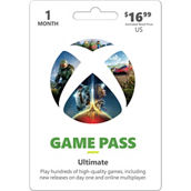 Xbox Game Pass Ultimate 1 Month $16.99