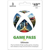Xbox Game Pass $49.99 3 Month eGift Card (Email Delivery)