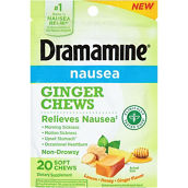 Dramamine Ginger Soft Chews 20 ct.