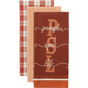 Design Imports Assorted Pumpkin Spice Life Dishtowel 3 pc. Set