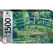 Mindbogglers Platinum Bridge Over a Pond of Water Lilies 1,500 pc. Puzzle