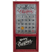 Design Imports Chalkboard And Galvanized Days Til Christmas Calendar