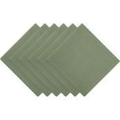 Design Imports Artichoke Green Solid Napkin 6 pc. Set