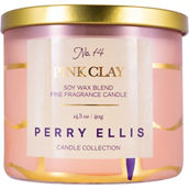 Perry Ellis Pink Clay Candle