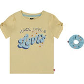 Levi's Girls Twist Sleeve Tee with Scrunchie
