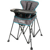 Baby Delight Go With Me Uplift Deluxe Portable High Chair, Teal/Gray