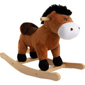 Ponyland Toys Brown Rocking Horse with Sound