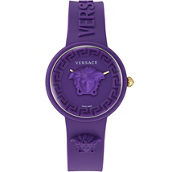 Versace 39MM Medusa Pop Red Dial Red Silicone Strap Watch VE6G00723