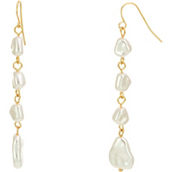 Carol Dauplaise Pearly Whites Drop Earrings