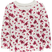 Old Navy Toddler Girl's Printed Long-Sleeve Thermal-Knit Top