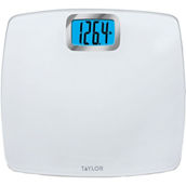Taylor Pure White Digital Bathroom Scale