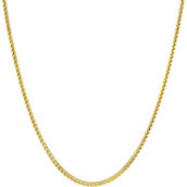 14K Yellow Gold 0.9mm Solid Square Wheat Chain 22 in.